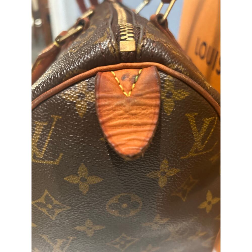 Vintage Louis Vuitton Monogram Speedy 30 Boston Handbag TH1012 (Nov. 2002) - Picture 9 of 16